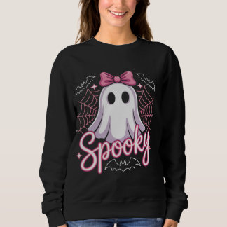 Moletom Cute Ghost Halloween Women Aesthetic Pastel Kawaii