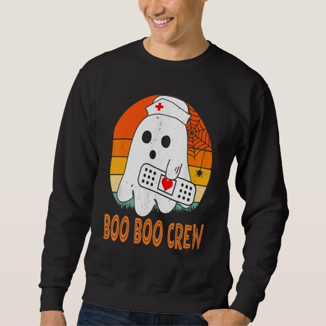 Moletom Cute Ghost RN Nurse Halloween Costume Shirts, Boo  (Frente)