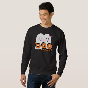 Moletom Cute Ghoul Fantasma Boo Squad Preto Halloween