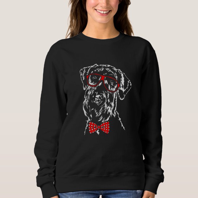 Moletom Cute Giant Schnauzer dog mom dog   1 (Frente)