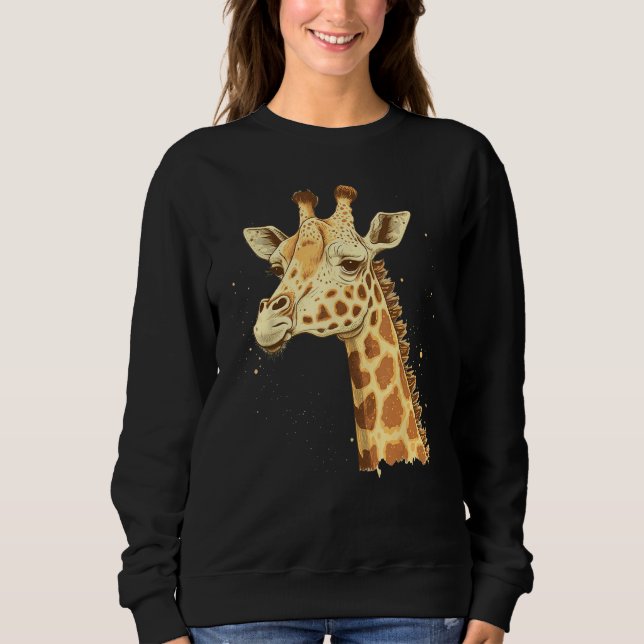 Moletom Cute Giraffe  Animal on Giraffe 1 (Frente)