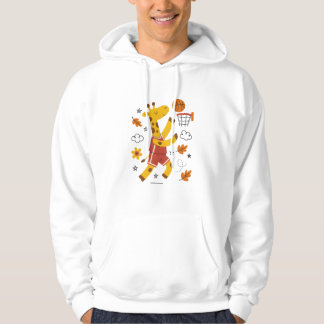 Moletom Cute Giraffe Playing Basketball Cartoon 
