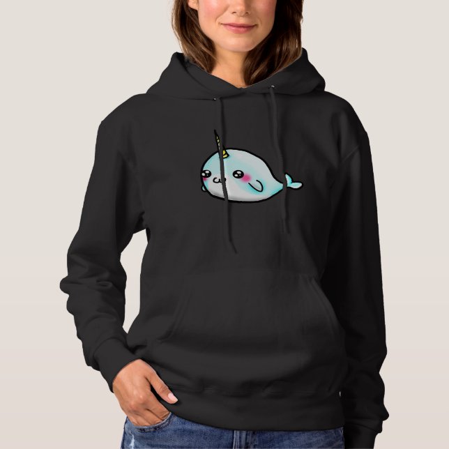 Moletom Cute Girls   Narwhal (Frente)