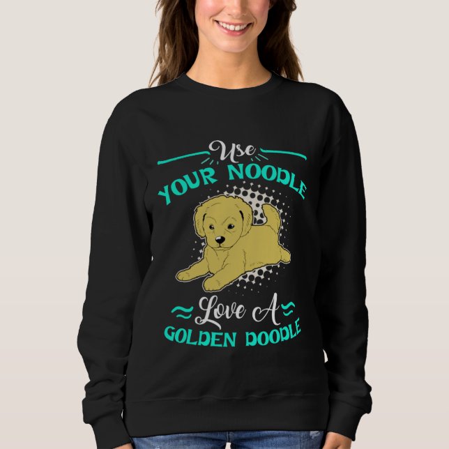 Moletom Cute Goldendoodle  Womens Love A Golden Doodle (Frente)