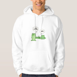 Moletom  Cute Green Cartoon Funny Hoodie for men 