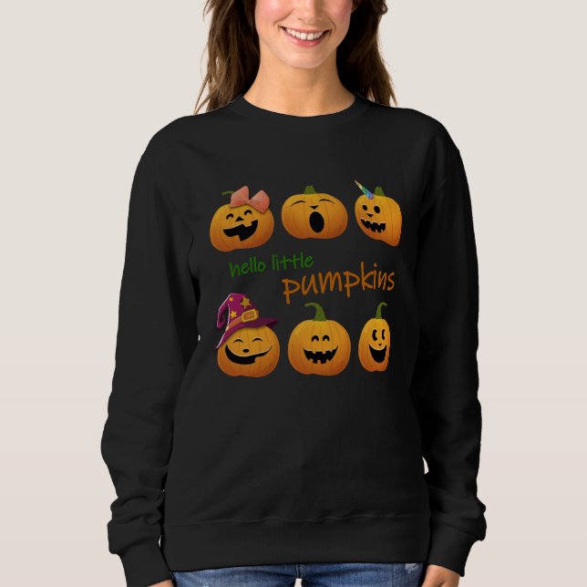 MOLETOM CUTE HALLOWEEN PUMPKINS (Frente)