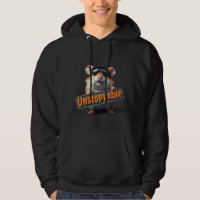 Cute Hamster Hoodie – “Inparável” Motivacional