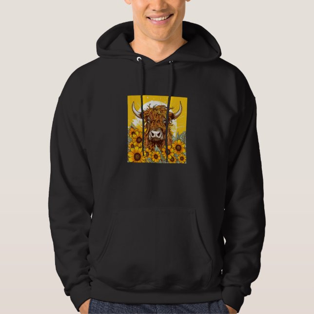 Moletom Cute Highland Cow Scotland Men Women Kids 1 (Frente)
