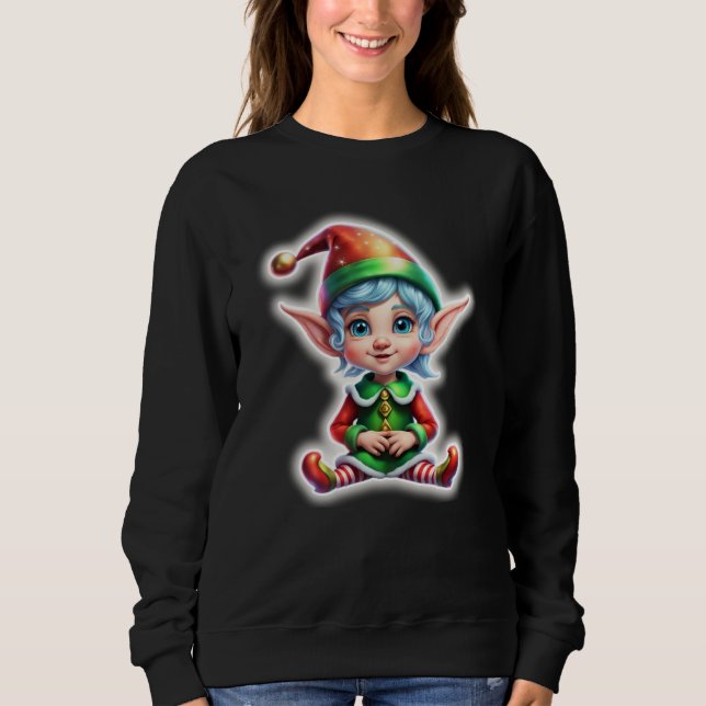 Moletom Cute Holiday Elf (Frente)