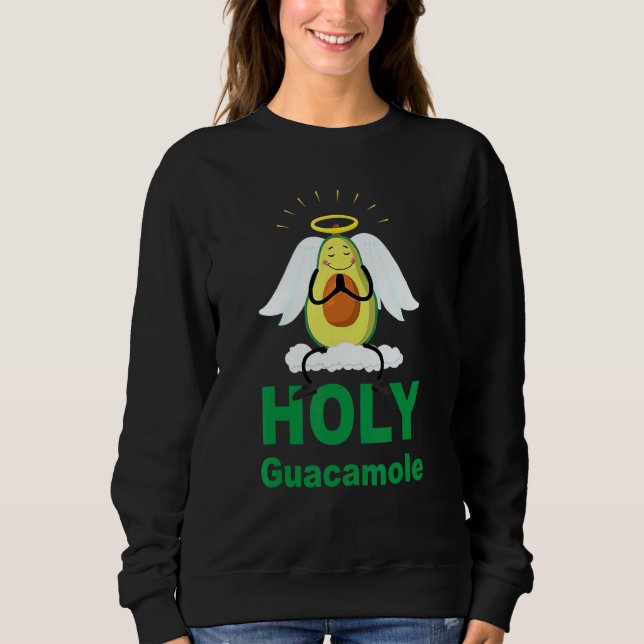 Moletom Cute Holy Guacamole Avocado Angel (Frente)