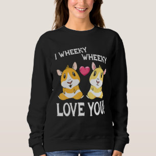 Moletom Cute I Love Guiné Pigs