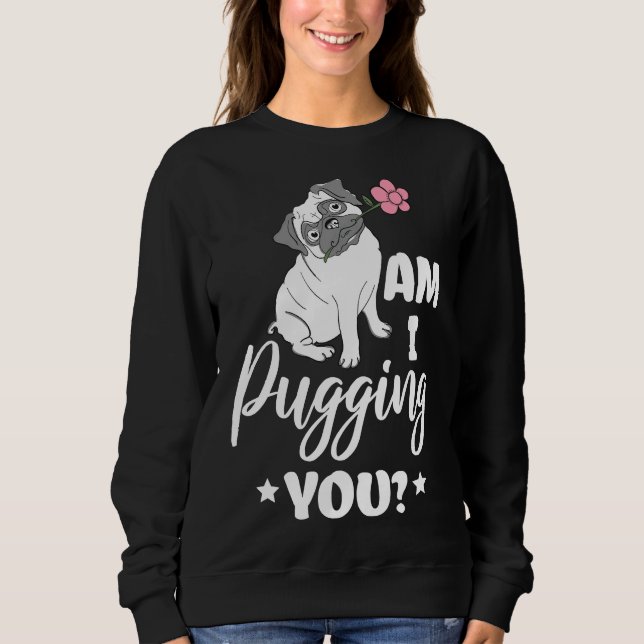 Moletom Cute I Pug Owner Pun Pug Lovers gif (Frente)