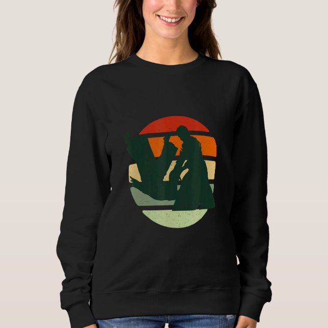 Moletom Cute Jujutsu Retro Sunset Vintage (Frente)