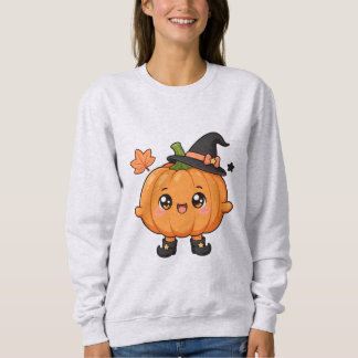 Moletom Cute Kawaii Halloween Pumpkin Clipart -