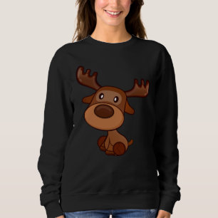 Moletom Cute Kawaii Moose Veado Funny Alaska Moose