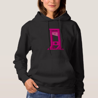 Moletom Cute Kawaii rosa Guilhotina Negro Hoodie