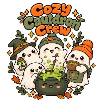 Moletom Cute Kawaii Verde Caldeirão de Poção de Outono Fan