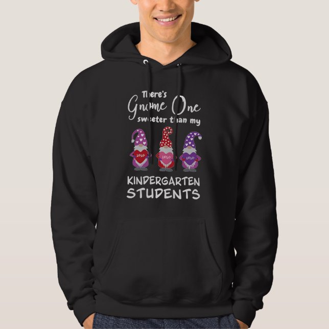 Moletom Cute Kindergarten Teacher Valentine's Day Gnomes (Frente)