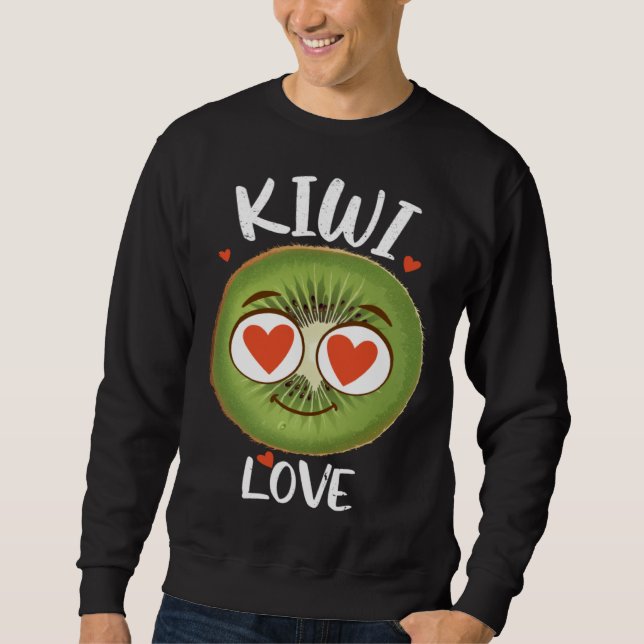 Moletom Cute Kiwi Love Fruit Farmer Healthy Life (Frente)