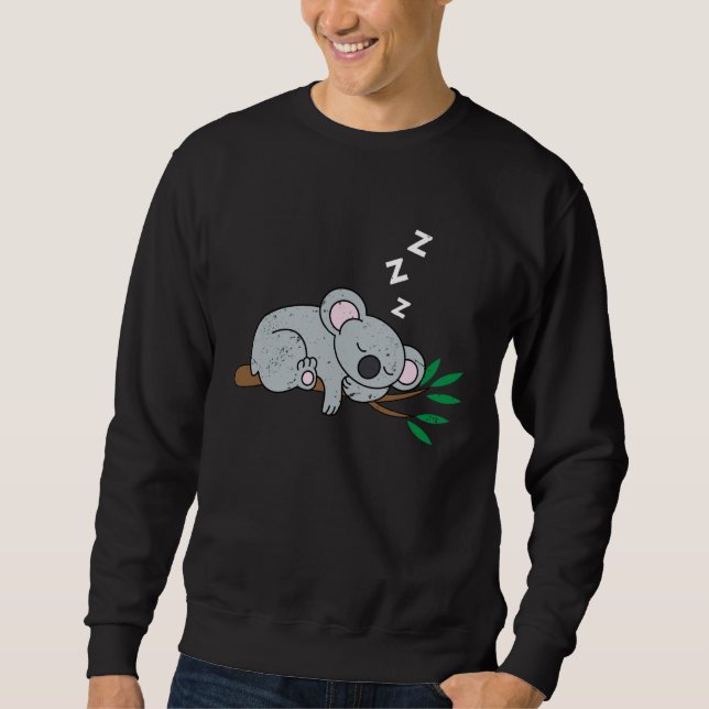 Moletom Cute Koala Bear  Sleeping Koala Animals Love (Frente)