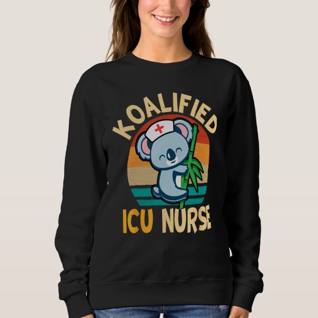 Moletom Cute Koala Bears Intensive Care Unit Koalified ICU (Frente)