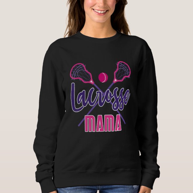 Moletom Cute Lacrosse Mama (Frente)