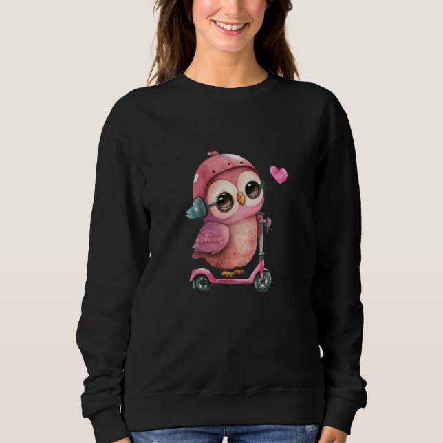 Moletom Cute Little Owl Valetines Animal Love (Frente)