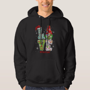 Moletom Cute LOVE Basquetebol Natal Gnome Xmas Basquetebol