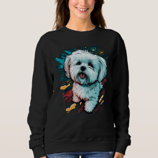 Moletom Cute Maltese Dog on Maltese dog