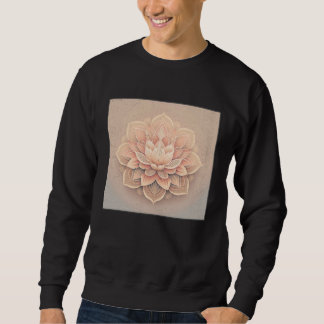 Moletom Cute Mandala Lotus Flower Illustration Unique Wome