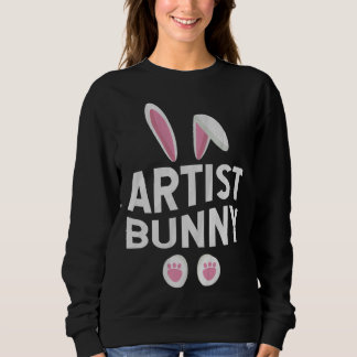 Moletom Cute Matching Family Easter Day  Artist Bunny