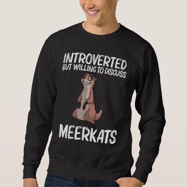 Moletom Cute Meerkat For Men Women Meerkat Mongoose  1 (Frente)
