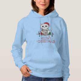 Moletom Cute Meowy Christmas Cat