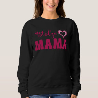 Moletom Cute Motheru2019s Day Love Heart Women Stolze Mama
