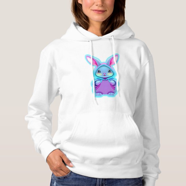 Moletom Cute Neon Kash Rabbit Hoodie (Frente)