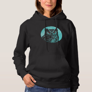 Moletom Cute Owl Moon Nature Wildlife Forest Animals