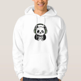 Moletom Cute Panda Gamer - Kawaii Gaming Panda with Headse