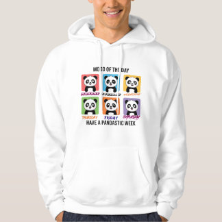 Moletom Cute Panda Mood of the Day Hoodie