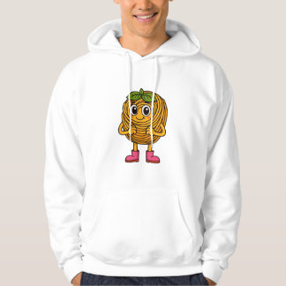 Moletom Cute Pasta Character – Happy Food Illustration by 