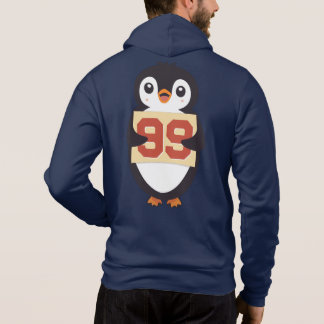 Moletom Cute Penguin Holding a Sign