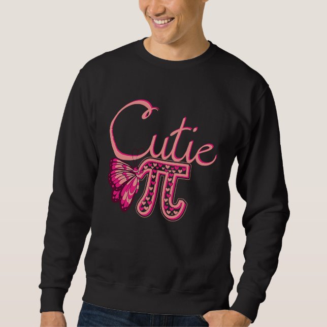 Moletom Cute Pi Butterfly Math Holiday Mathematics  Pi Day (Frente)