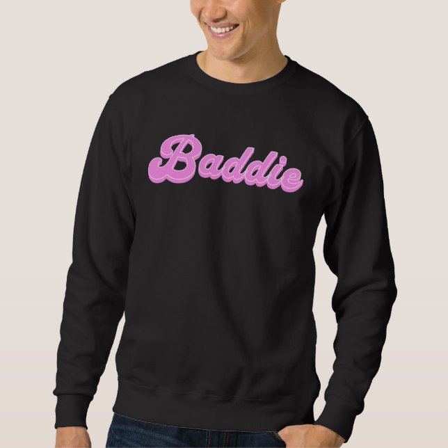 Moletom Cute Pink Baddie (Frente)