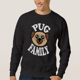 Moletom Cute Pug Family