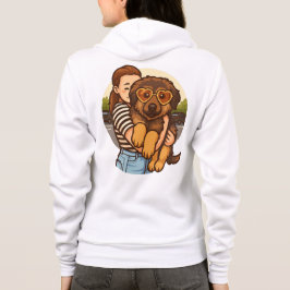 Moletom Cute Puppy with Heart Sunglasses 