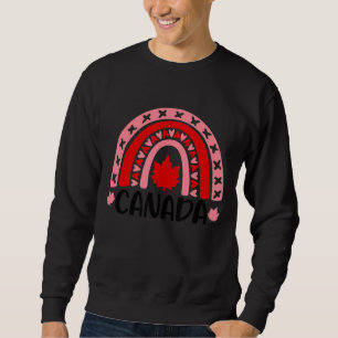 Moletom Cute Rainbow Happy Canada Day Canadian Flag Maple