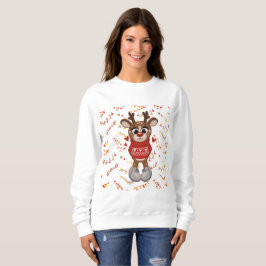 Moletom Cute Reindeer Xmas