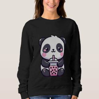 Moletom Cute Relaxed Panda Cartoon – Adorable Kawaii Panda