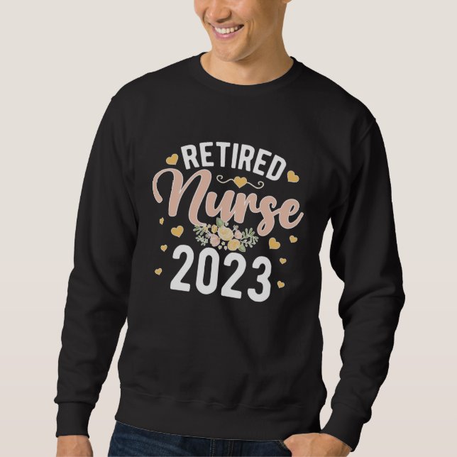 Moletom Cute Retired Nurse Retirement 2023 Retirement Nurs (Frente)