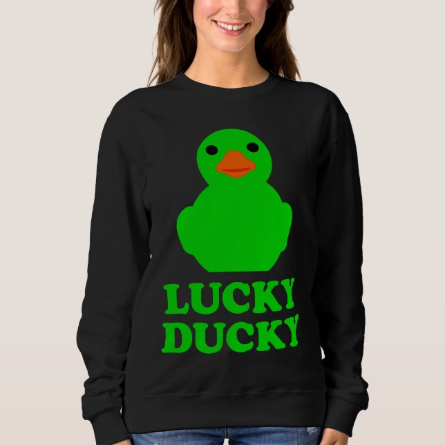 Moletom Cute Rubber Duck Lucky Ducky Quack Cool Animal Gra (Frente)