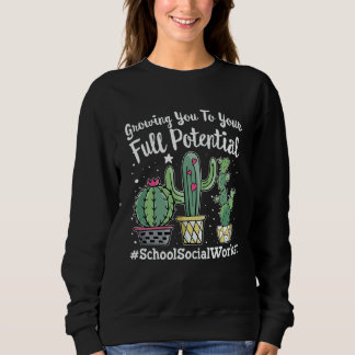Moletom Cute School Social Worker Appreciation Week back t